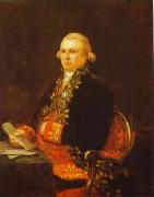 Francisco Jose de Goya Don Antonio Noriega oil painting on canvas